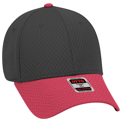 OTTO CAP® 6 Panel Low Profile Baseball Cap Crown Split