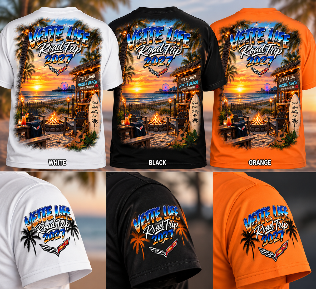 Vette Life Road Trip - Luau T-shirt